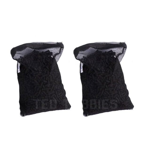 TED TABBIES - Hi Quality Activated Carbon Filter Media for Aquarium with Filter Bag | 1000g (Pack of 2) + Free NET Pouch - Image 2