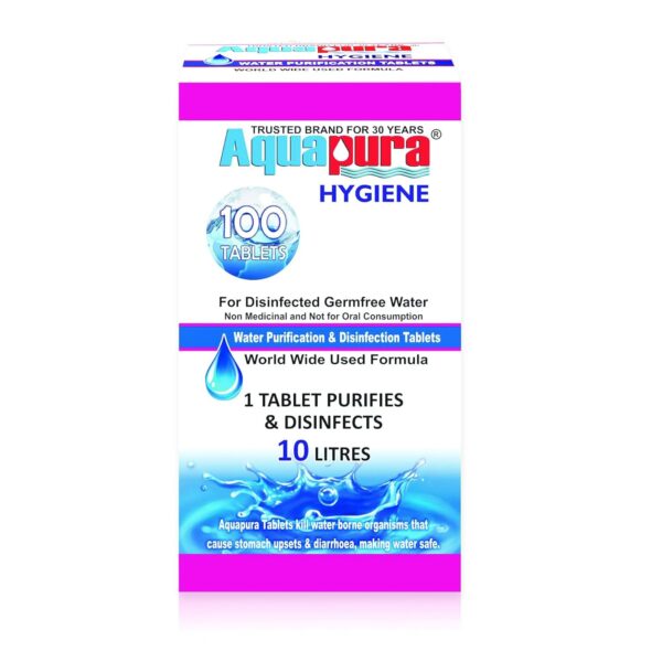 Aquapura Water Purifier Tablets - 100 Pieces, White - Image 4