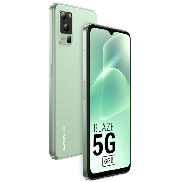Lava Blaze 5G (Glass Green, 6GB RAM, UFS 2.2 128GB Storage)| Segment's Most Affordable 5G Smartphone| Ultrafast Mediatek D700 | 50MP AI Triple Camera | 5000 mAh | 6.5" HD+ 90 Hz Display | Clean UI - Image 5