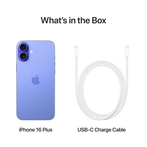 iPhone 16 256 GB: 5G Mobile Phone with Camera Control, A18 Chip and a Big Boost in Battery Life. Works with AirPods; Ultrmarine - Image 7