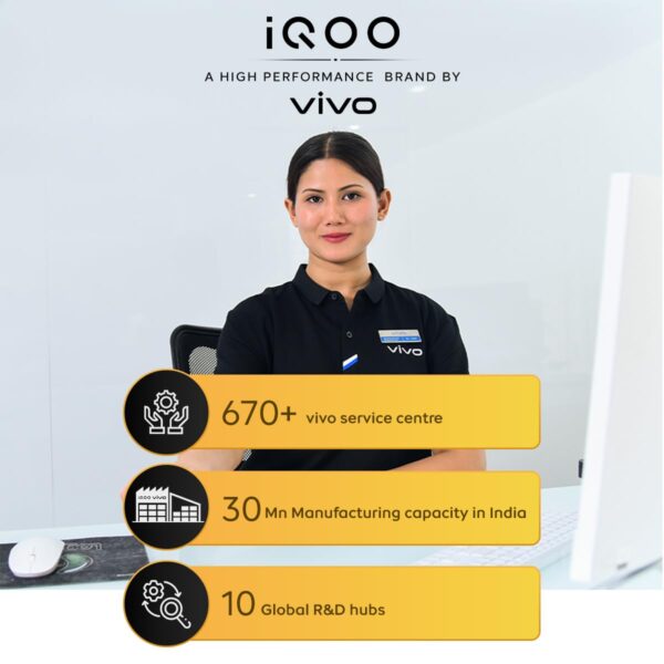 iQOO Z9s 5G (Onyx Green, 8GB RAM, 256GB Storage) | 120 Hz 3D Curved AMOLED Display | 5500 mAh Ultra-Thin Battery | Dimesity 7300 5G Processor | Sony IMX882 OIS Camera with Aura Light - Image 4