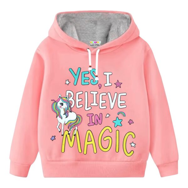 Kuchipoo Girls Regular Fit Winterwear Hood - Image 2