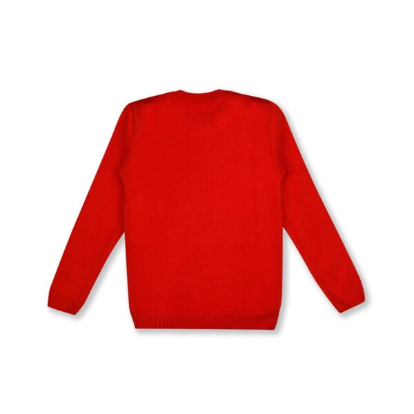 Knitco Boys Woolen Acrylic Sweater Snowman Regular fit Full Sleeves - Image 3