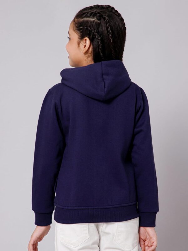 Alan Jones Clothing Girl's Cotton Hooded Neck Sweatshirt - Image 5