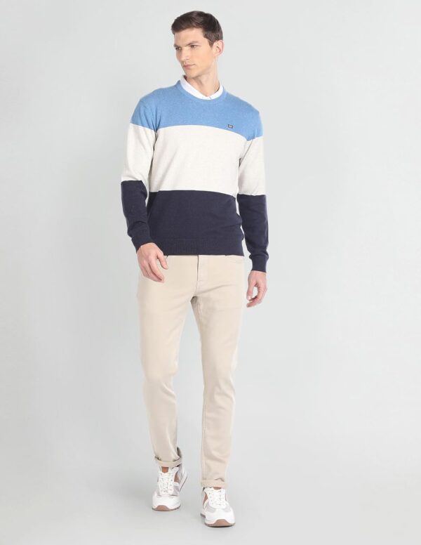 Arrow Men Cotton Casual Sweater - Image 5
