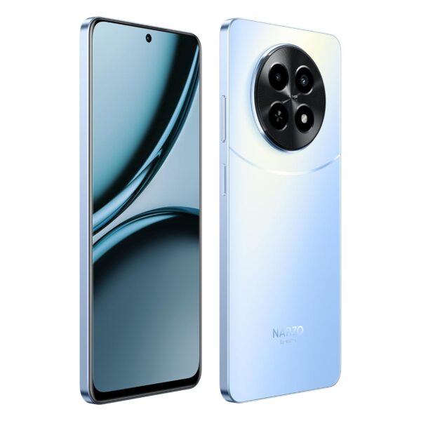 realme NARZO 70x 5G (Ice Blue, 8GB RAM,128GB Storage)|120Hz Ultra Smooth Display|Dimensity 6100+ 6nm 5G|50MP AI Camera|45W Charger in The Box - Image 4