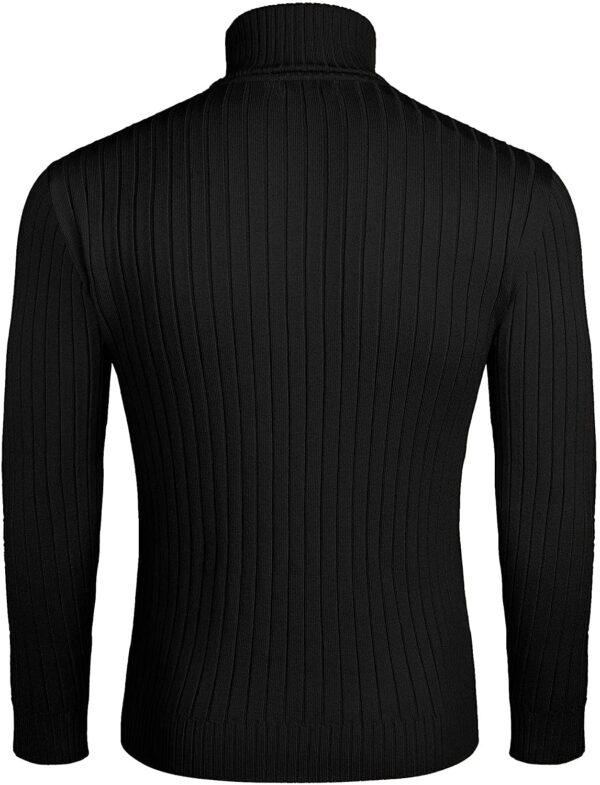 DENIMHOLIC Men Cotton Turtle neck Sweater - Image 5