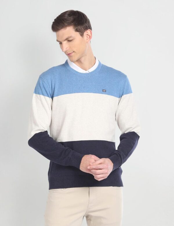 Arrow Men Cotton Casual Sweater - Image 8