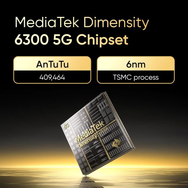 realme NARZO N65 5G (Amber Gold 6GB RAM, 128GB Storage) India's 1st D6300 5G Chipset | Ultra Slim Design | 120Hz Eye Comfort Display | 50MP AI Camera| Charger in The Box - Image 8