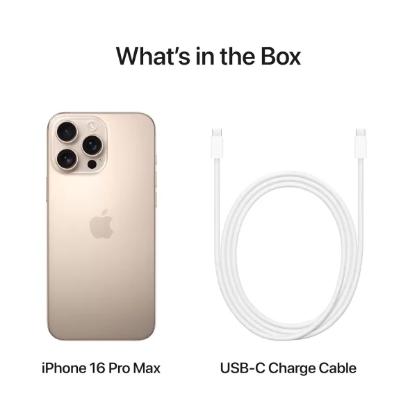 iPhone 16 Pro Max 1 TB: 5G Mobile Phone with Camera Control, 4K 120 fps Dolby Vision and a Huge Leap in Battery Life. Works with AirPods; Desert Titanium - Image 7