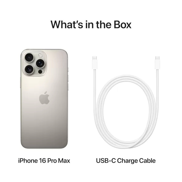 iPhone 16 Pro Max 1 TB: 5G Mobile Phone with Camera Control, 4K 120 fps Dolby Vision and a Huge Leap in Battery Life. Works with AirPods; Natural Titanium - Image 7