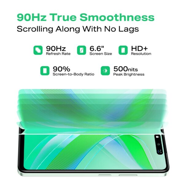 Infinix Smart 8 HD, Galaxy White (3GB, 64GB) - Image 4