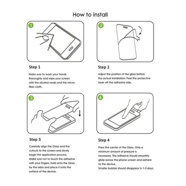 OpenTech Tempered Glass Screen Protector Compatible For Samsung Galaxy M34 5G/ A24 4G / F34 With Edge To Edge Coverage And Easy Installation Kit for Smartphone - Image 6