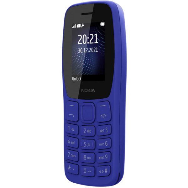 Nokia 105 Classic | Single SIM Keypad Phone with Built-in UPI Payments, Long-Lasting Battery, Wireless FM Radio, Charger in-Box | Blue - Image 4