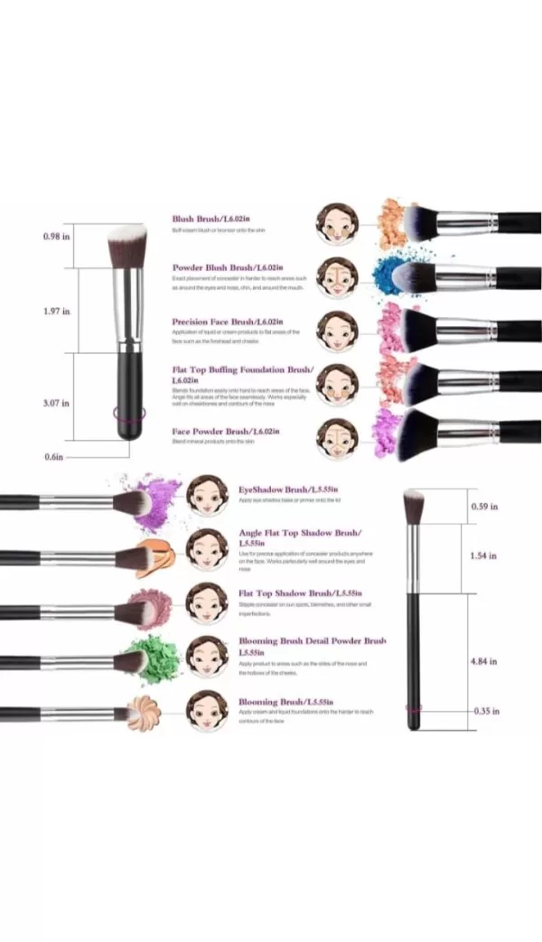 COSMAC Professional Waterproof HD Beauty Parlour Makeup Kits Combo For Women & Girls With All Products In 1 Set, Gift Set for Women (Medium) Long Lasting | Full Coverage | Bridal Makeup Kit for Women, Makeup Kit For All Skin Tone (20 items makeup combo in the one set) . - Image 7