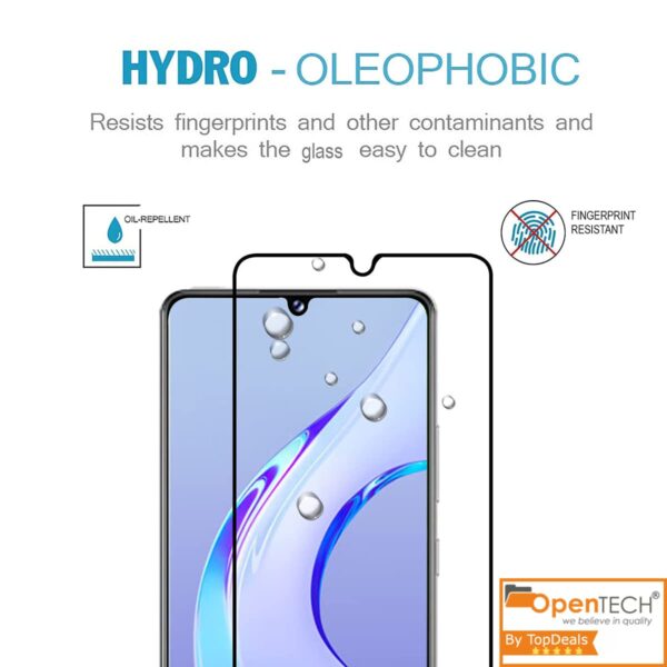 OpenTech Tempered Glass Screen Protector Compatible For Samsung Galaxy M34 5G/ A24 4G / F34 With Edge To Edge Coverage And Easy Installation Kit for Smartphone - Image 3