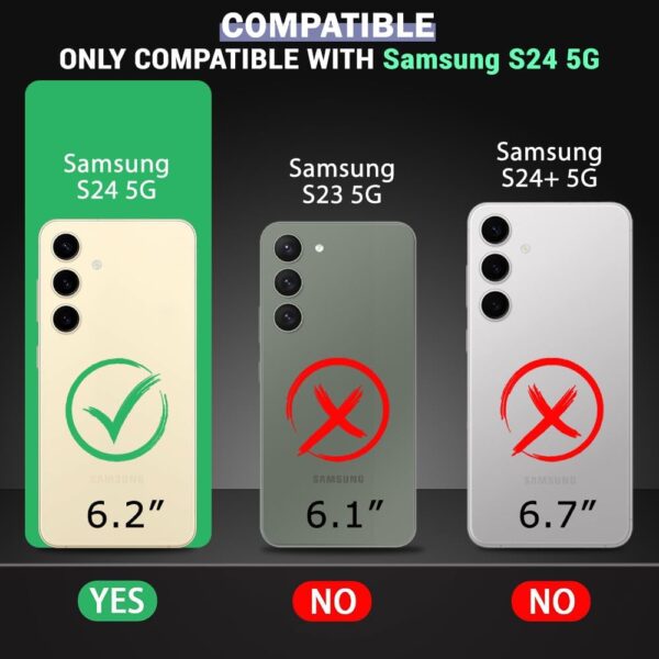 TheGiftKart Back Cover Soft Case for Samsung Galaxy S24 5G | Best Camera Protection | Inbuilt Dust Plugs & Anti-Slip Grip | Ultra Clear Slim Back Cover Case for Samsung S24 5G (Silicone, Transparent) - Image 3