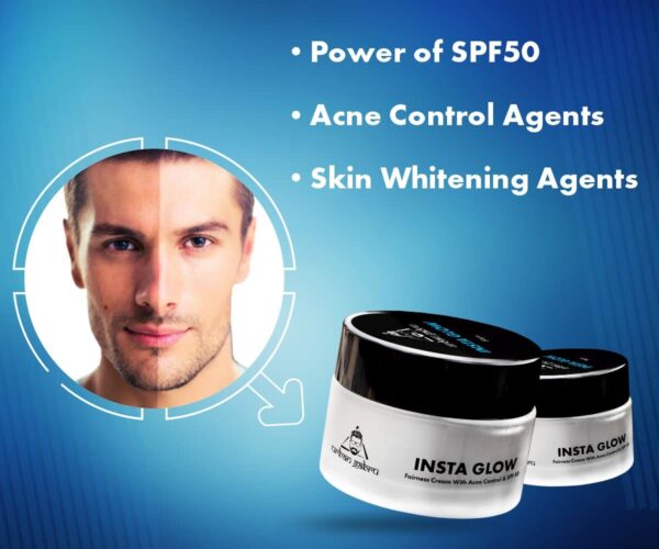 UrbanGabru Insta Glow Fairness Cream for Men (50 gm) with SPF 50 | Paraben & Sulphate Free - Image 6