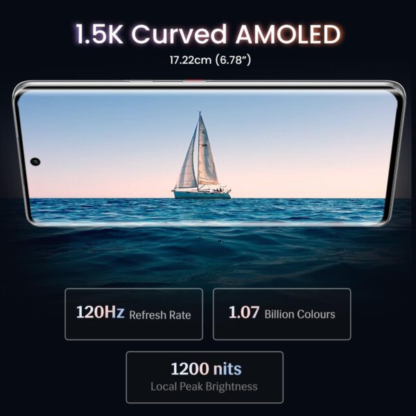 Lava Agni 3 5G (Pristine Glass, 8GB+128GB) | India's 1st Dual AMOLED | 1.5K Curved Display | Dimensity 7300X | 50MP Triple AI Telephoto Camera | 66W Fast Charge | with Charging Adapter - Image 6
