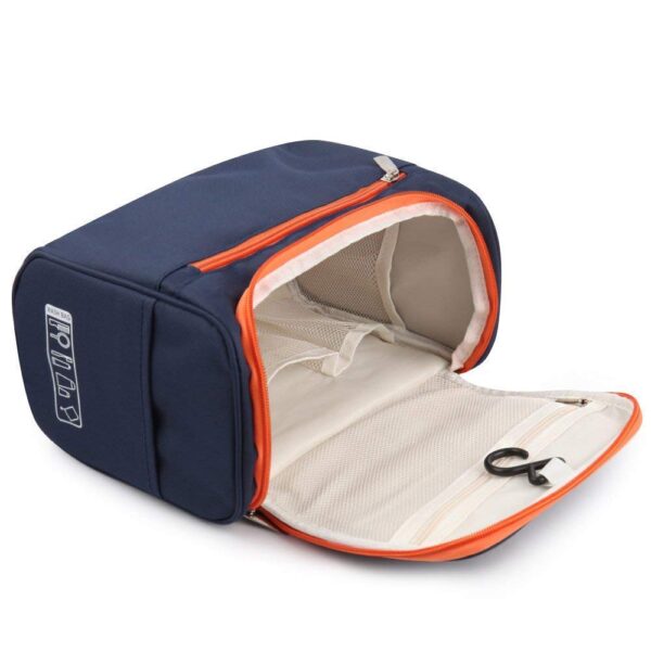 Rabbonix Cosmetic Makeup Organizer Toiletry Bag for Women & Men | Blue | Pack of 01 - Image 7