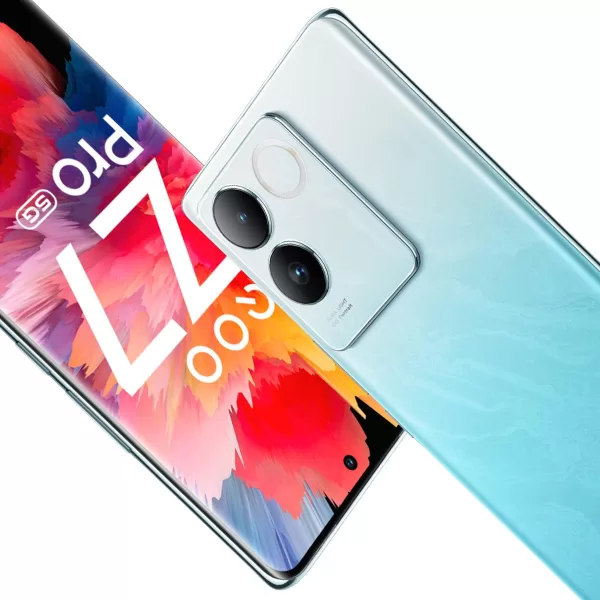 iQOO Z7 Pro 5G (Blue Lagoon, 8GB RAM, 128GB Storage) | 3D Curved AMOLED Display | 4nm MediaTek Dimesity 7200 5G Processor | 64MP Aura Light OIS Camera | Segment's Slimmest & Lightest Smartphone - Image 3