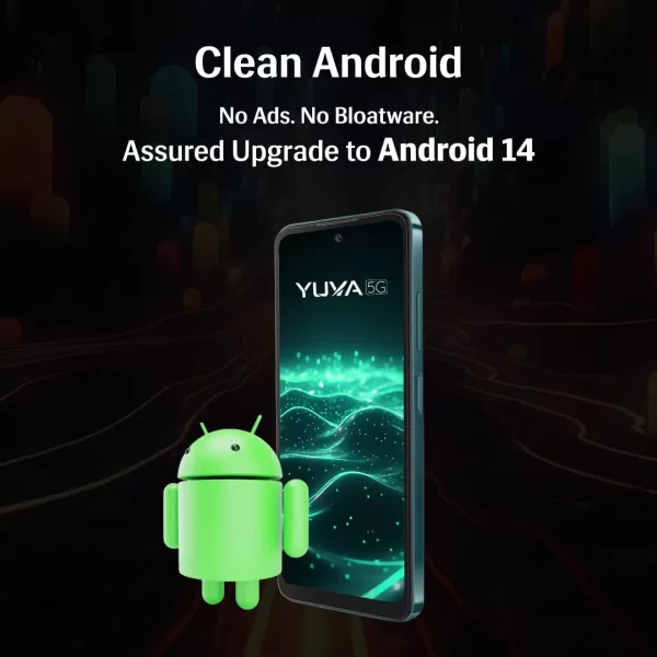 Lava Yuva 5G (Mystic Green, 4GB RAM, 64GB Storage) | Octacore 5G 6nm Processor | 50 MP AI Camera |5000 mAh Battery| Upto 8 GB Expandable RAM - Image 7