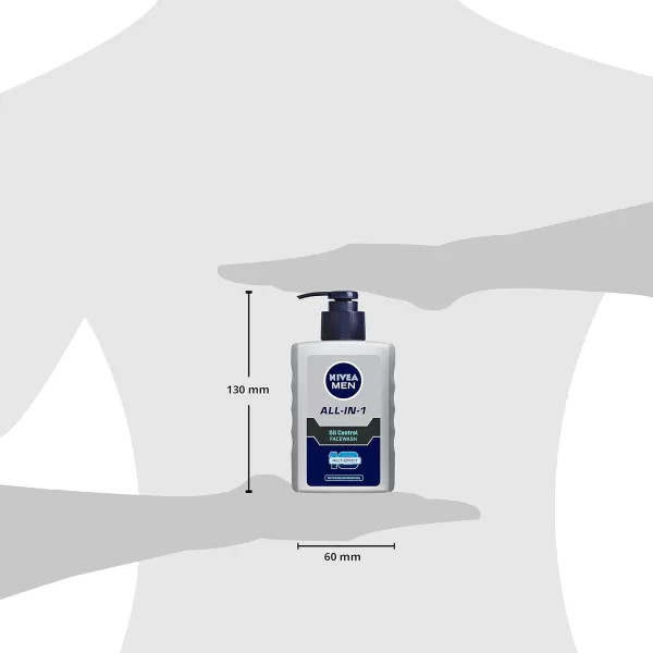 Nivea Men Face Wash, Oil Control For 12Hr Oil Control With 10X Vitamin C Effect, 150 ml - Image 7