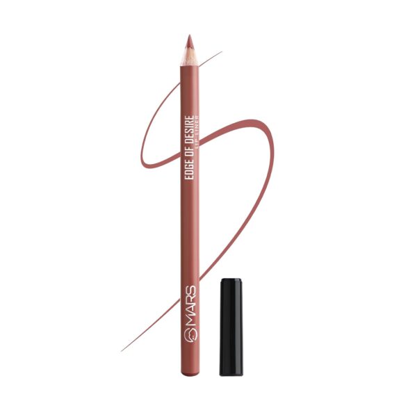MARS Matte Lip Liner | One Swipe Smooth Application | Long Lasting Lip Pencil (1.4gm) (08-NUDE SPELL) - Image 2
