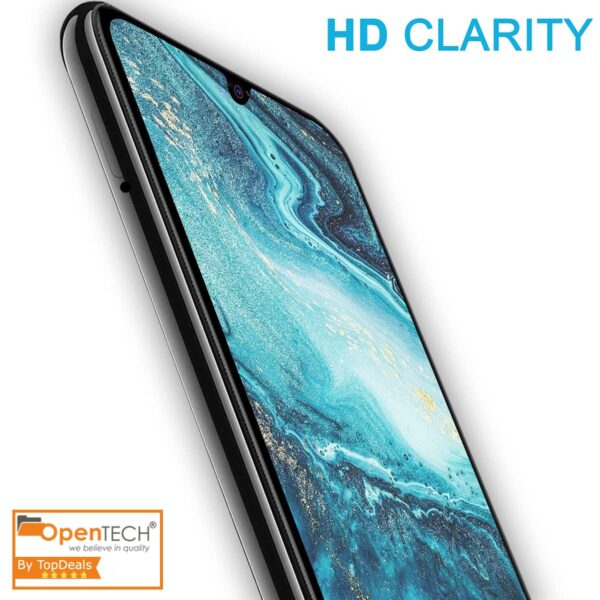 OpenTech Tempered Glass Screen Protector Compatible For Samsung Galaxy M34 5G/ A24 4G / F34 With Edge To Edge Coverage And Easy Installation Kit for Smartphone - Image 4