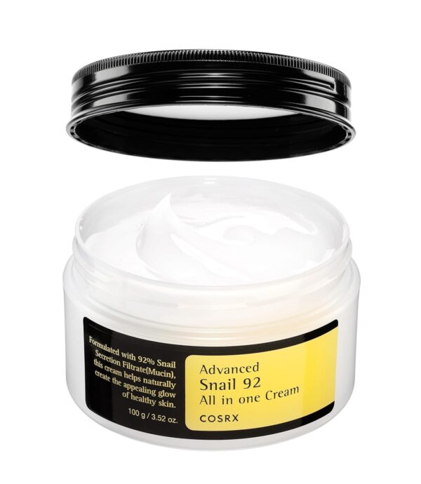 COSRX Snail Mucin 92% Moisturizer 3.52oz/ 100g, Daily Repair Face Gel Cream for Dry, Sensitive Skin, Not Tested on Animals, No Parabens, No Sulfates, No Phthalates, Korean Skincare - Image 2