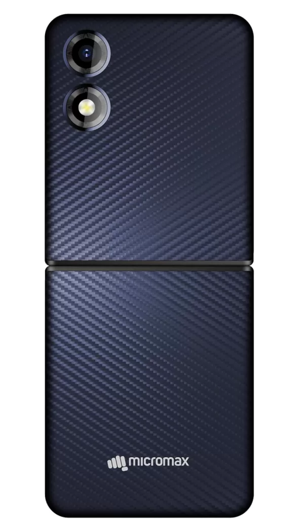 Micromax All-New X1i Flip keypad Phone with Dual SIM | Big 2.4" Display | TypeC USB Port | Wireless FM | Auto Call Recording | Black Blue | - Image 5