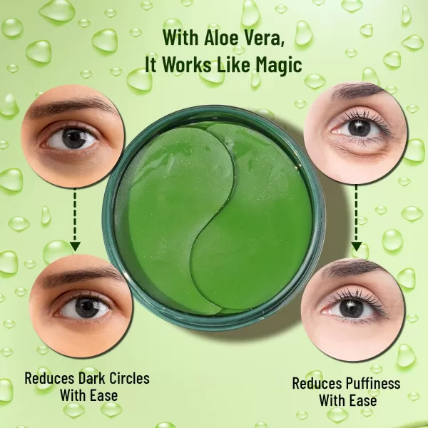 Swiss Beauty Hydra Anti Wrinkle Eye Serum Patch| Treats Dark Circles, Fine Lines And Wrinkles | Enriched With Collagen And Aloe Vera Extract | Shade- Aloevera, 60 Pcs| - Image 5