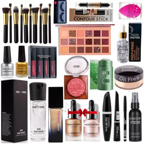 COSMAC Professional Waterproof HD Beauty Parlour Makeup Kits Combo For Women & Girls With All Products In 1 Set, Gift Set for Women (Medium) Long Lasting | Full Coverage | Bridal Makeup Kit for Women, Makeup Kit For All Skin Tone (20 items makeup combo in the one set) . - Image 2
