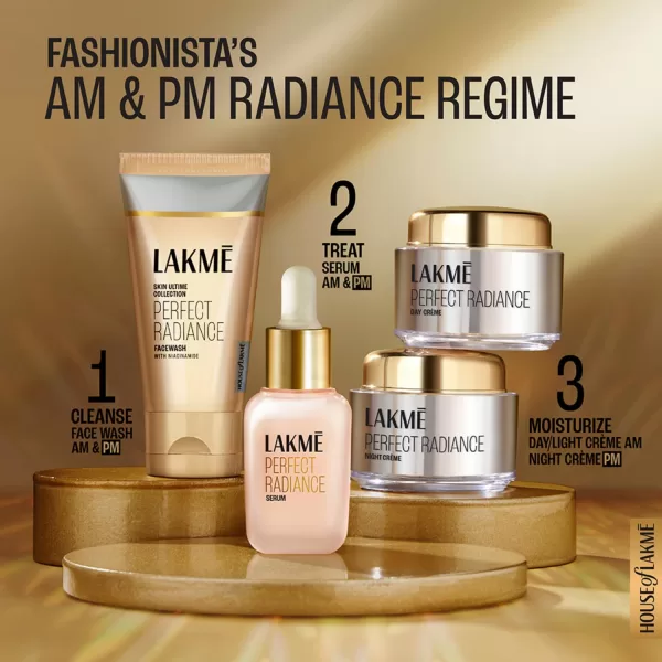 LAKMÉ Absolute Perfect Radiance Brightening Day Cream 50 g, SPF 30, Daily Illuminating Face Moisturizer for Glowing Skin - With Glycerin & Niacinamide - Image 7
