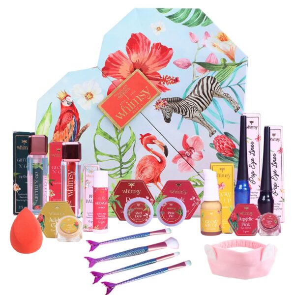 Whimsy Makeup Kit for kids, Preteen and Teen Girls | Girls safe Makeup Set | skin friendly Children Makeup Kit (Pack of 14) - Image 2