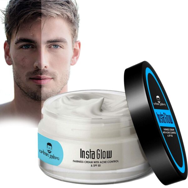 UrbanGabru Insta Glow Fairness Cream for Men (50 gm) with SPF 50 | Paraben & Sulphate Free - Image 2