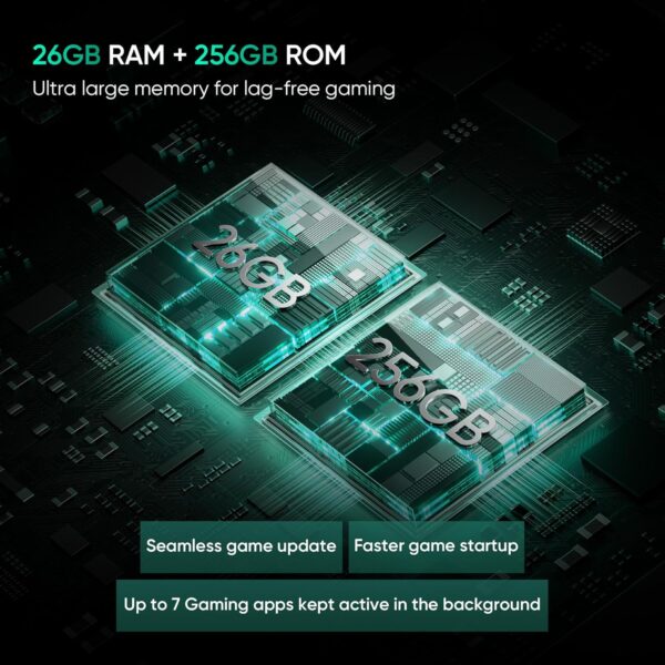 realme 13+ 5G (Speed Green, 8GB RAM, 256GB Storage) 6.67" AMOLED Display | 80W Ultra Charging DAK | Dimensity 7300E Processor - Image 5