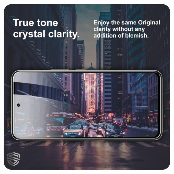 Skyddshield Edge To Edge Tempered Glass For Iqoo Z9 5G And Vivo T3 5G Smartphone (6.67 Inch) With Easy Self Installation Kit | Black - Image 4