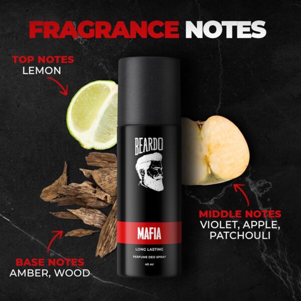 Beardo Charcoal Detox Kit | Grooming kit for men | Activated Charcoal Facewash | Activated Charcoal Bodywash | Activated Charcoal Face Scrub | Mafia perfume body spray for men | Gift Hamper for Men | Gift set for men - Image 6