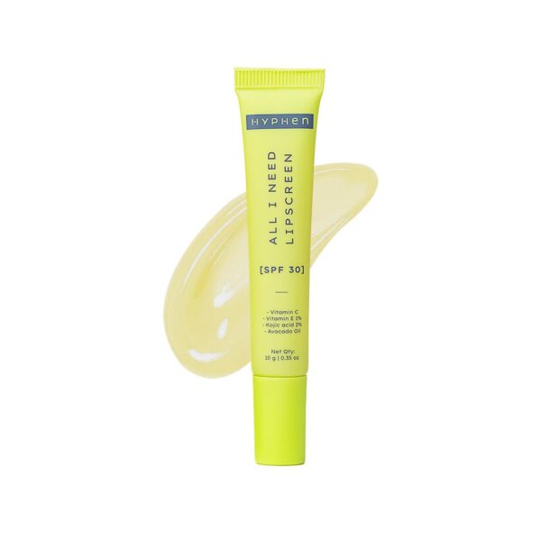 Hyphen All I Need Lipscreen with Spf 30 & 2% Kojic Acid -Moisturizing, Sun Protection|Smooth Lips, Tan Removal for Women and Men|Lip Balm Spf|Chapped Dry Lips | Peptide|Vegan,Sls & Paraben-Free -10 Gm - Image 2