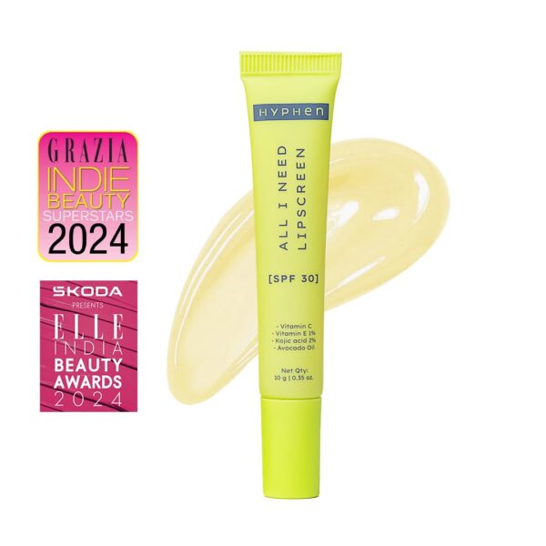 Hyphen All I Need Lipscreen with Spf 30 & 2% Kojic Acid -Moisturizing, Sun Protection|Smooth Lips, Tan Removal for Women and Men|Lip Balm Spf|Chapped Dry Lips | Peptide|Vegan,Sls & Paraben-Free -10 Gm - Image 3