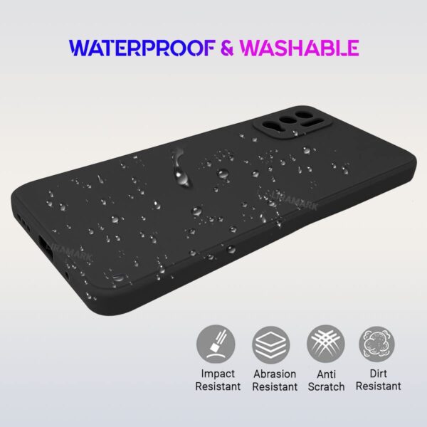 LIRAMARK Silicone Soft Back Cover Case for Redmi Note 10T 5G, Poco M3 Pro 5G (Silicone Black) - Image 7