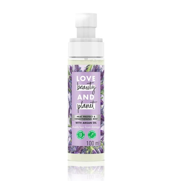 Love Beauty & Planet Unisex Adult Lavender Argan Oil Heat Protect & Conditioning Mist|No Sulfates,Paraben|100Ml - Image 2