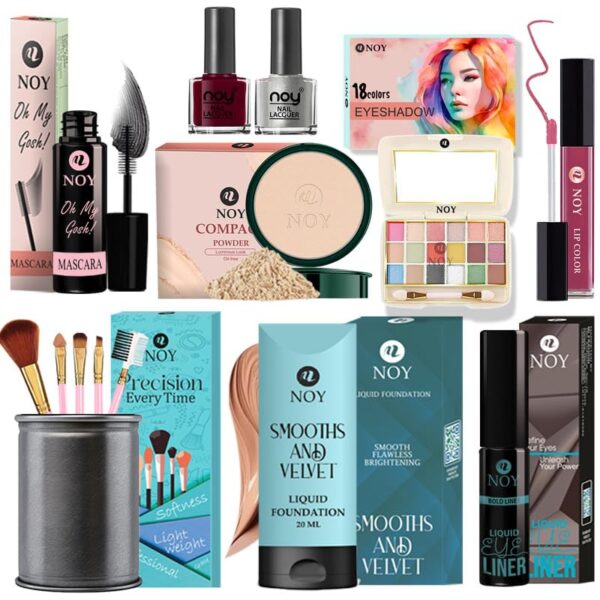Noy Birthday Makeup Kit For Women Affordable Beauty Kit Budget Friendly Makeup Full Coverage & Natural Look Pack Of 13 - Image 2