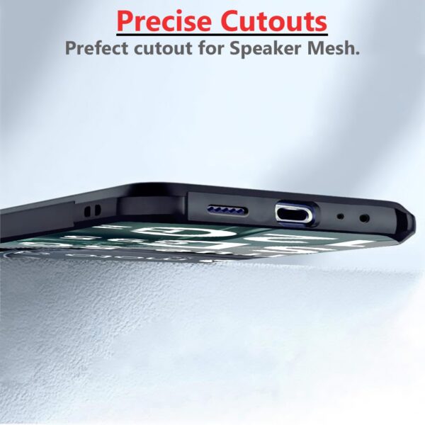 Fashionury TPU+Plastic Crystal Clear Back Cover for Motorola G62 5G | 360 Degree Protection | Transparent Back Cover Case for Motorola G62 5G Black Bumper - Image 6