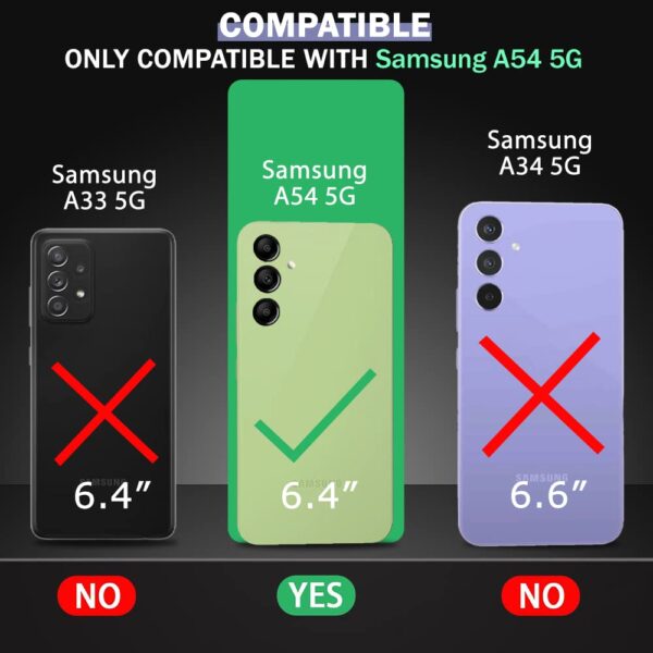 TheGiftKart Flip Back Cover Case for Samsung Galaxy A54 5G | Dual-Color Leather Finish | Inbuilt Stand & Pockets | Wallet Style Flip Back Case Cover for Samsung Galaxy A54 5G (Brown & Coffee) - Image 3