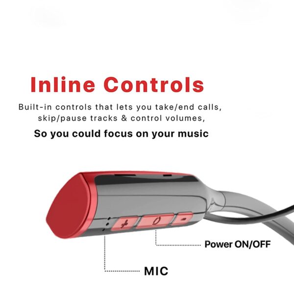 GoSale Bluetooth Earphones for Infinix GT 20 Pro 5G, Hot 20 4G, Hot 20S, Hot 40, Hot 40i, Hot 50 5G, Note 12 2023/40 5G / 40 Pro 5G / 40 Pro Plus 5G / 40X Headphones (CSM4) - Image 4
