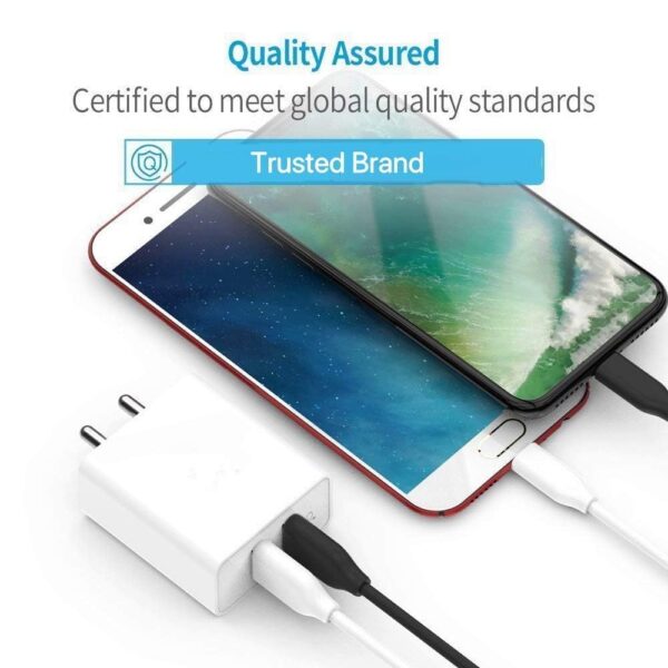 50W SuperFast Type-C Charger for Infinix Note 40X 5G Charger Original Adapter Like Mobile Charger | Qualcomm QC 3.0 Quick Charger with 1 Meter Type C USB Data Cable (50W,SY-40,WT) - Image 8
