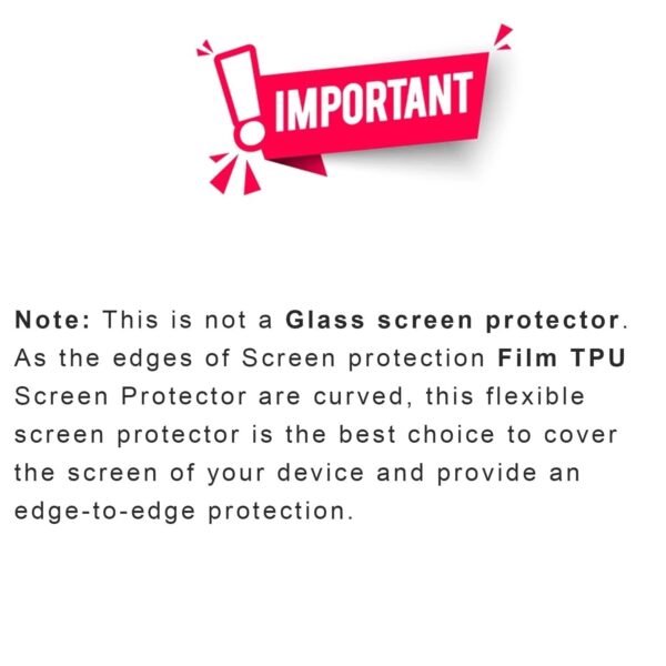 Blyton Matte Finish Back Screen Protector Unbreakable Membrane Scratch Guard Transparent TPU Full Fit Protective, Case Friendly, Compatible with iPhone 16 Pro (Back & Side) - Image 3
