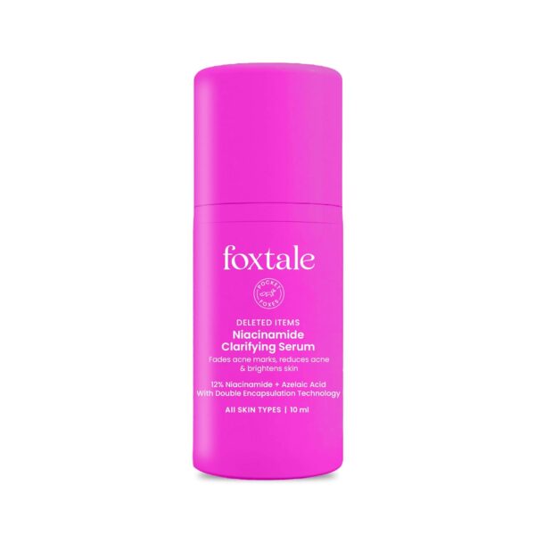 Foxtale 12% Niacinamide Face Serum with Azelaic Acid | Reduces Acne, Blemishes & Acne Marks | Brightens & Smoothens Skin | All Skin Type | Face Serum for Women & Men | 10 ml - Image 2